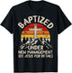 Baptized Under New Management See Jesus Baptism Christian T-Shirt - T-Shirt | Black