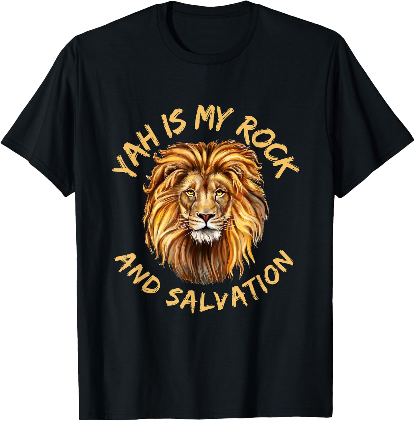 Yah Is My Rock And Salvation Hebrew Israelite T-Shirt - T-Shirt | Black