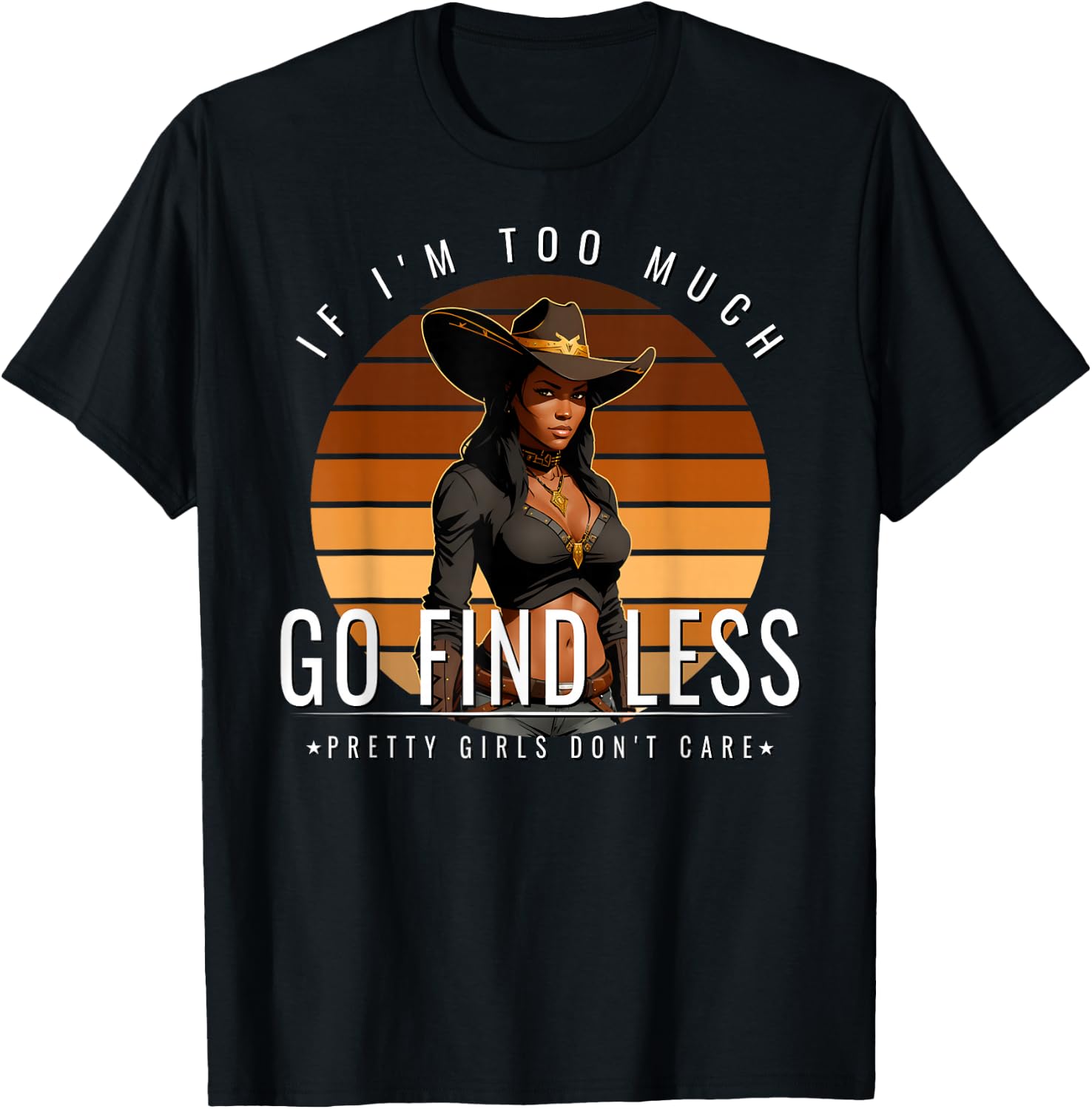 Black Rodeo Queen - African American Western Tribute T-Shirt - T-Shirt | Black