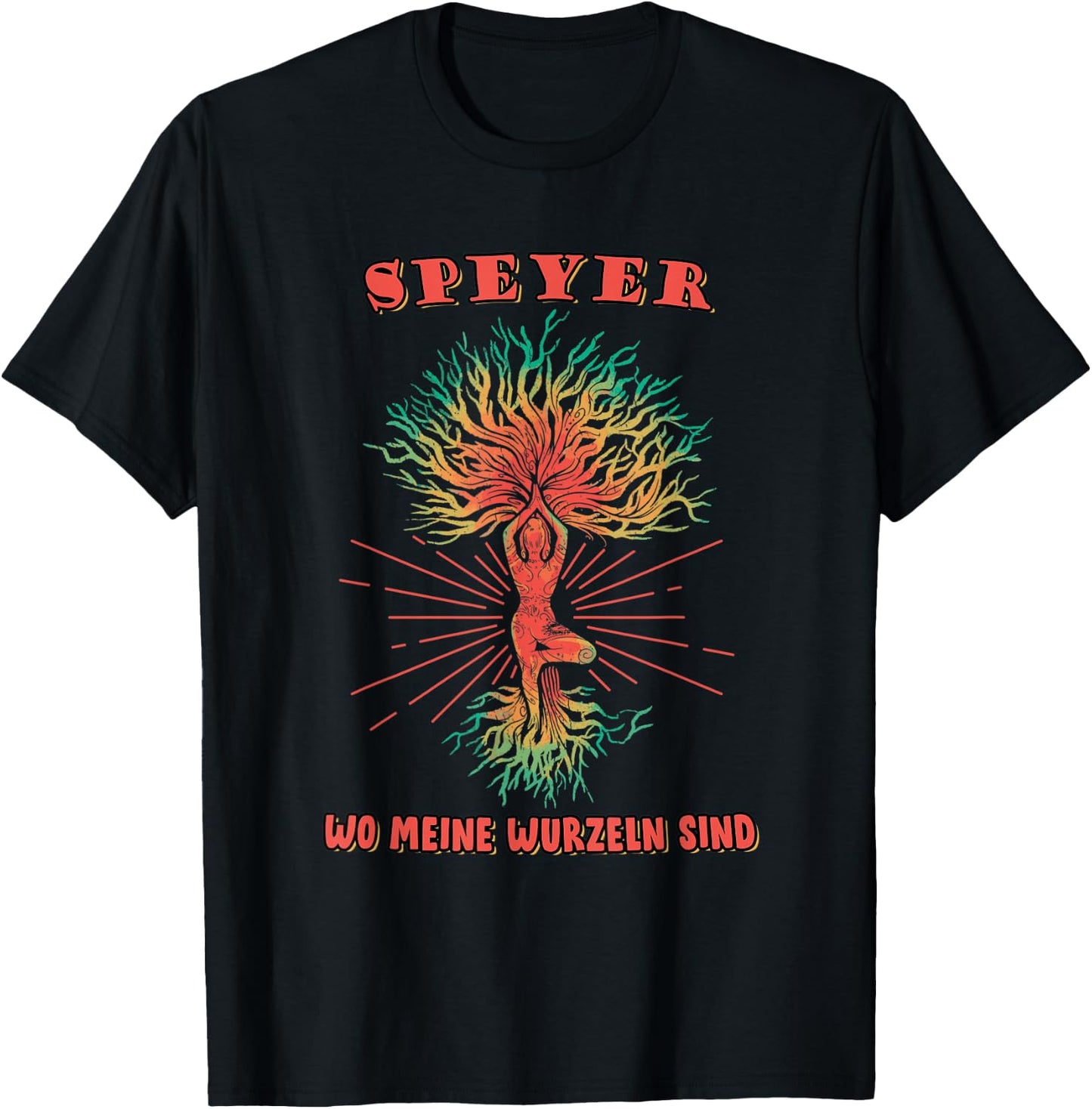Speyer Holiday Travel Souvenir Roots T-Shirt - T-Shirt | Black