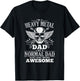 Heavy Metal Dad For Punk Rock Music Lover T-Shirt - T-Shirt | Black