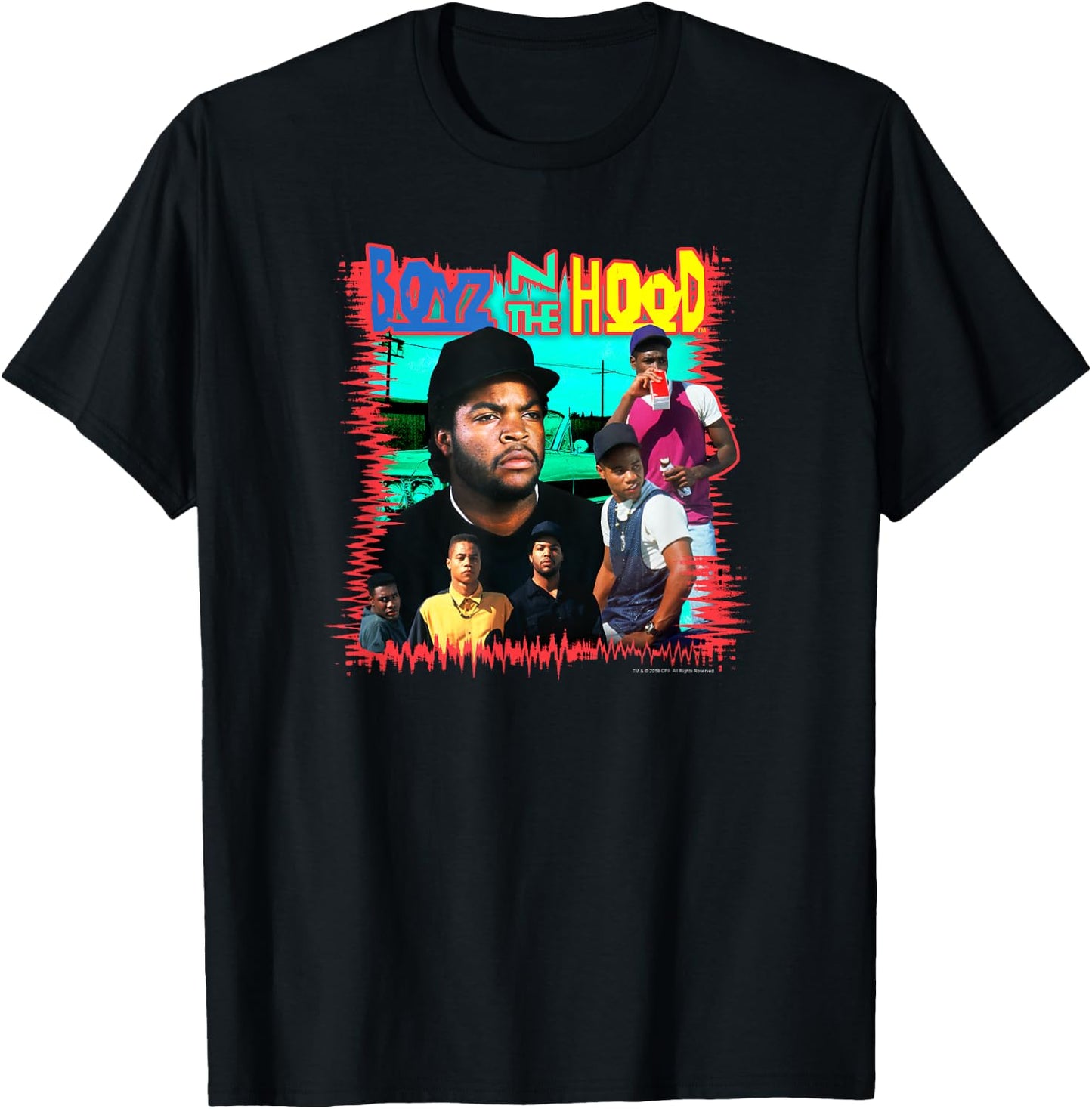 Boyz n the Hood Vintage Poster Style T-Shirt - T-Shirt | Black