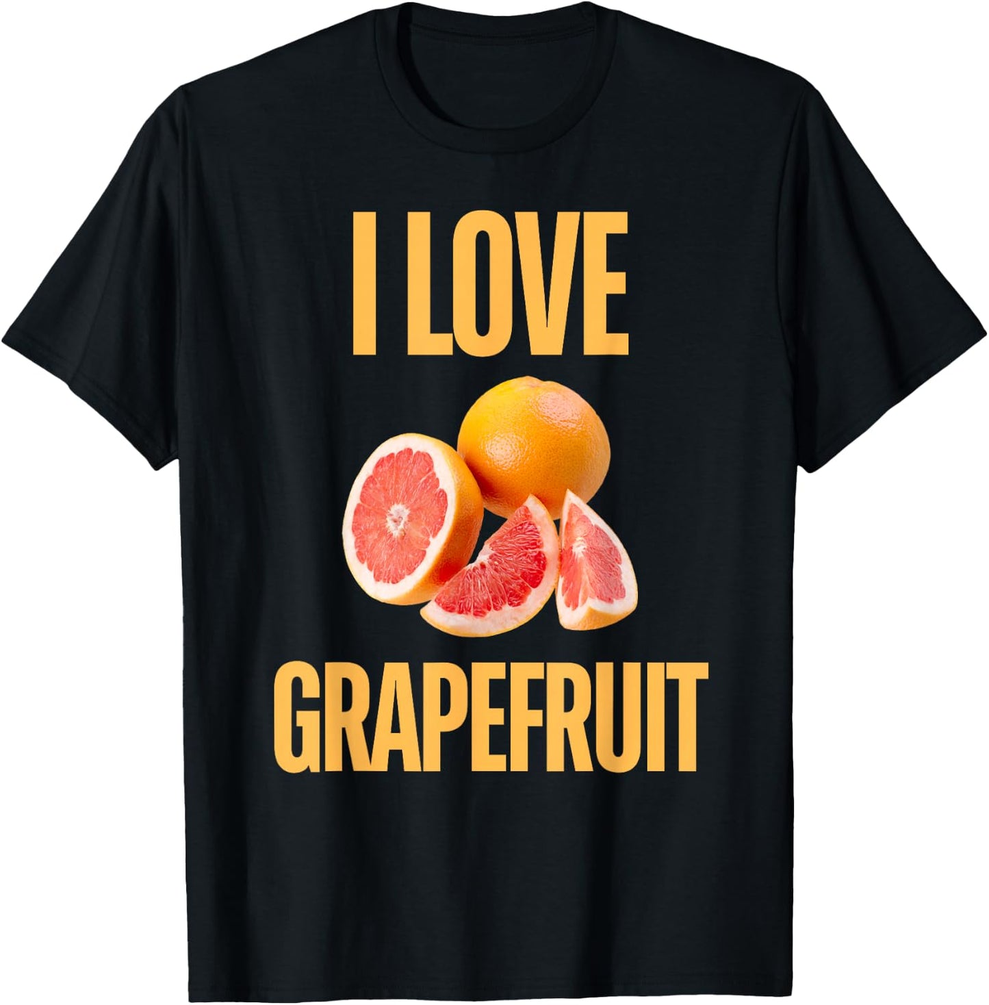 I Love Grapefruit T-Shirt - T-Shirt | Black