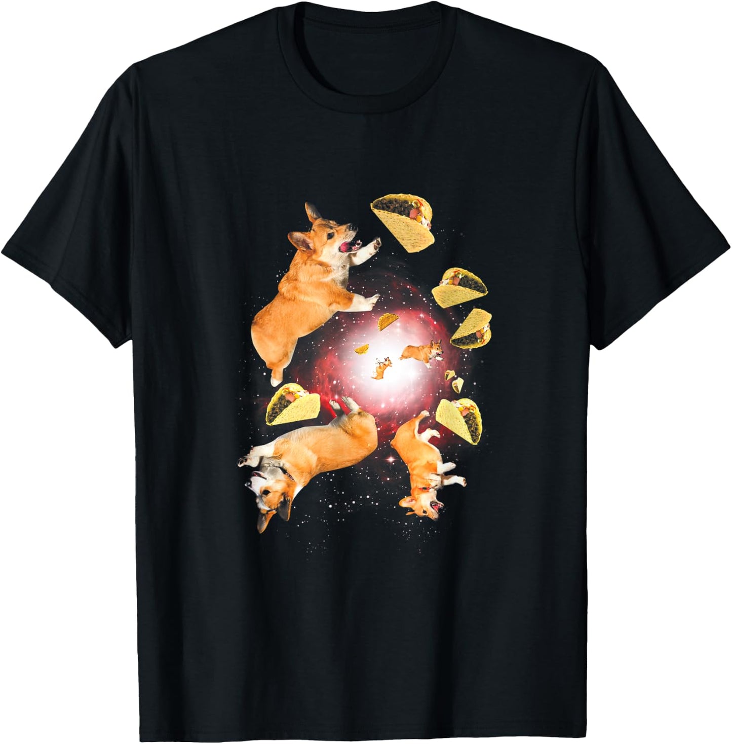 Walnut & 39th Corgi Tacos T-Shirt - T-Shirt | Black