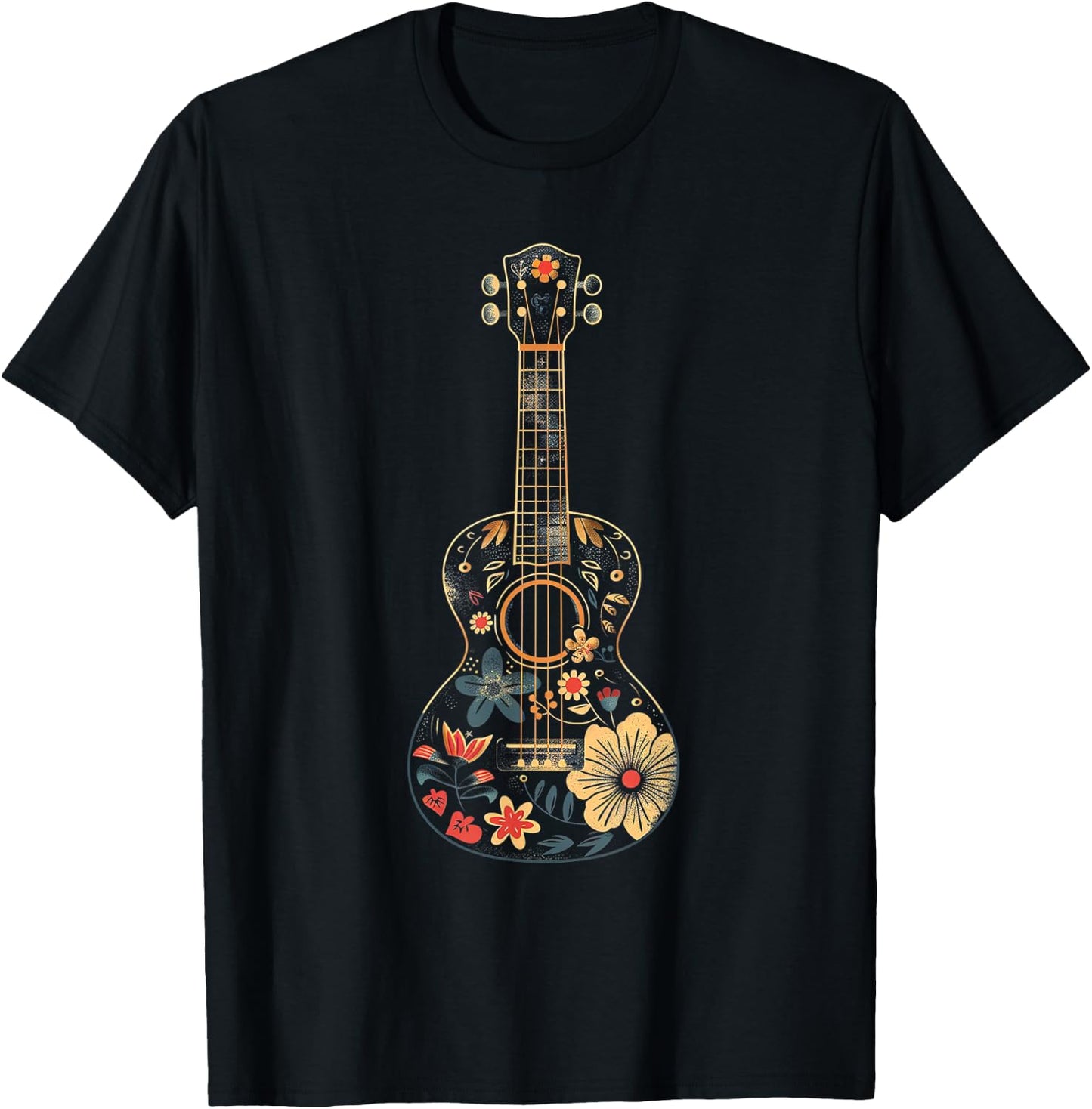 Funny Ukulele T-Shirt - T-Shirt | Black