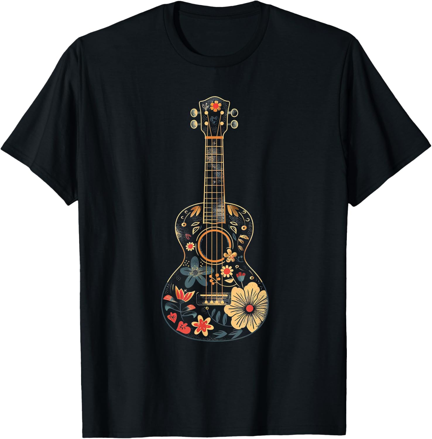 Funny Ukulele T-Shirt - T-Shirt | Black