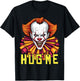 Horror Clown Creepy Halloween Costume Scary Hug Me Clown T-Shirt - T-Shirt | Black