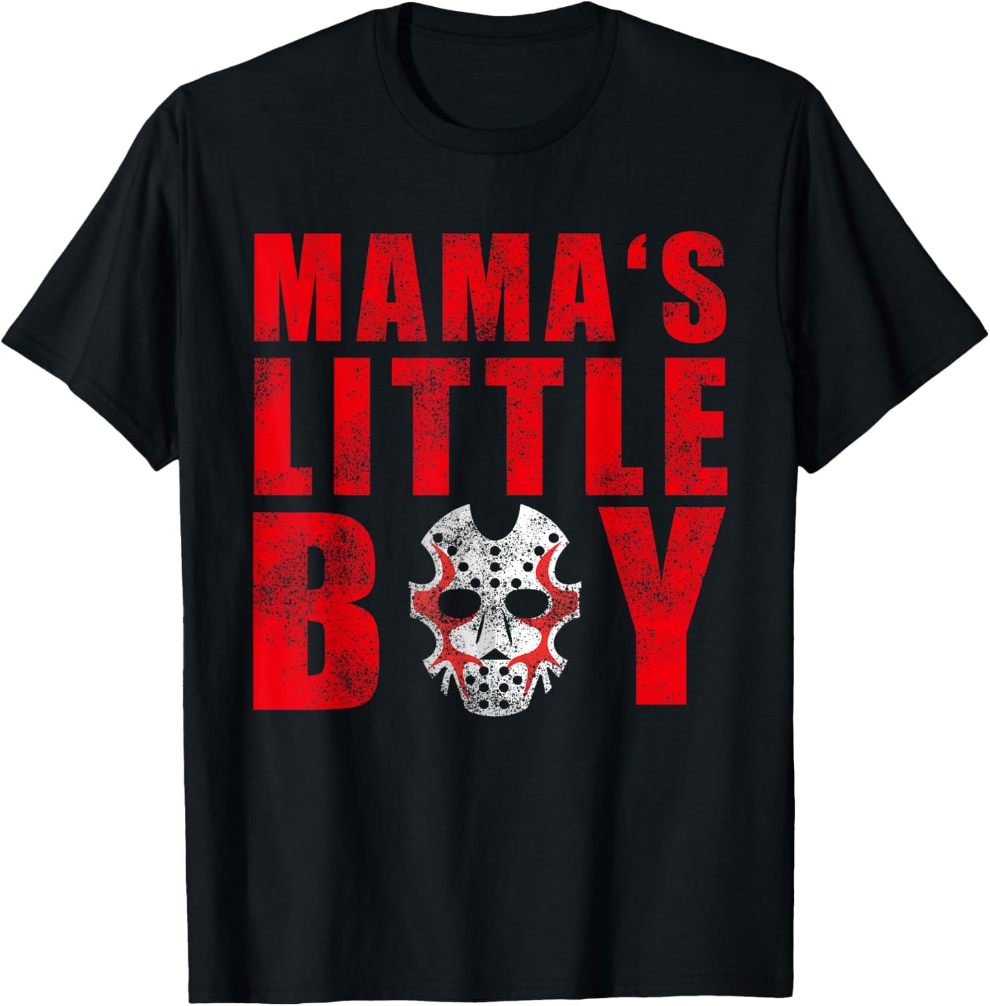 Mama's Little Boy Halloween Costume Horror Friday Movie T-Shirt - T-Shirt | Black