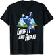 Golf Training Grip It And Rip It Quote Funny Golf Player T-Shirt - T-Shirt | Black