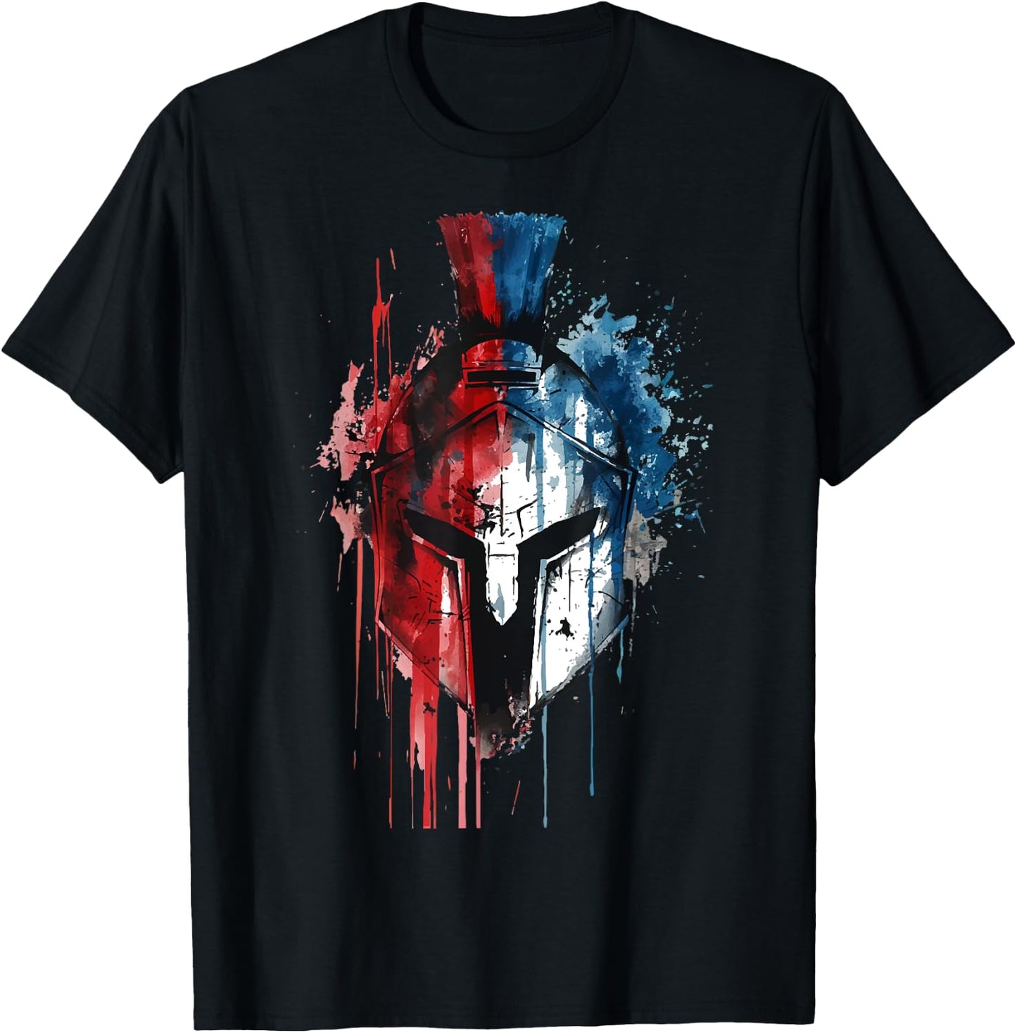 Sparta Spartan Fighter Helmet Greeks Leonidas Sparta T-Shirt - T-Shirt | Black