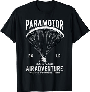 Paramotor Air Adventure T-Shirt - T-Shirt | Black