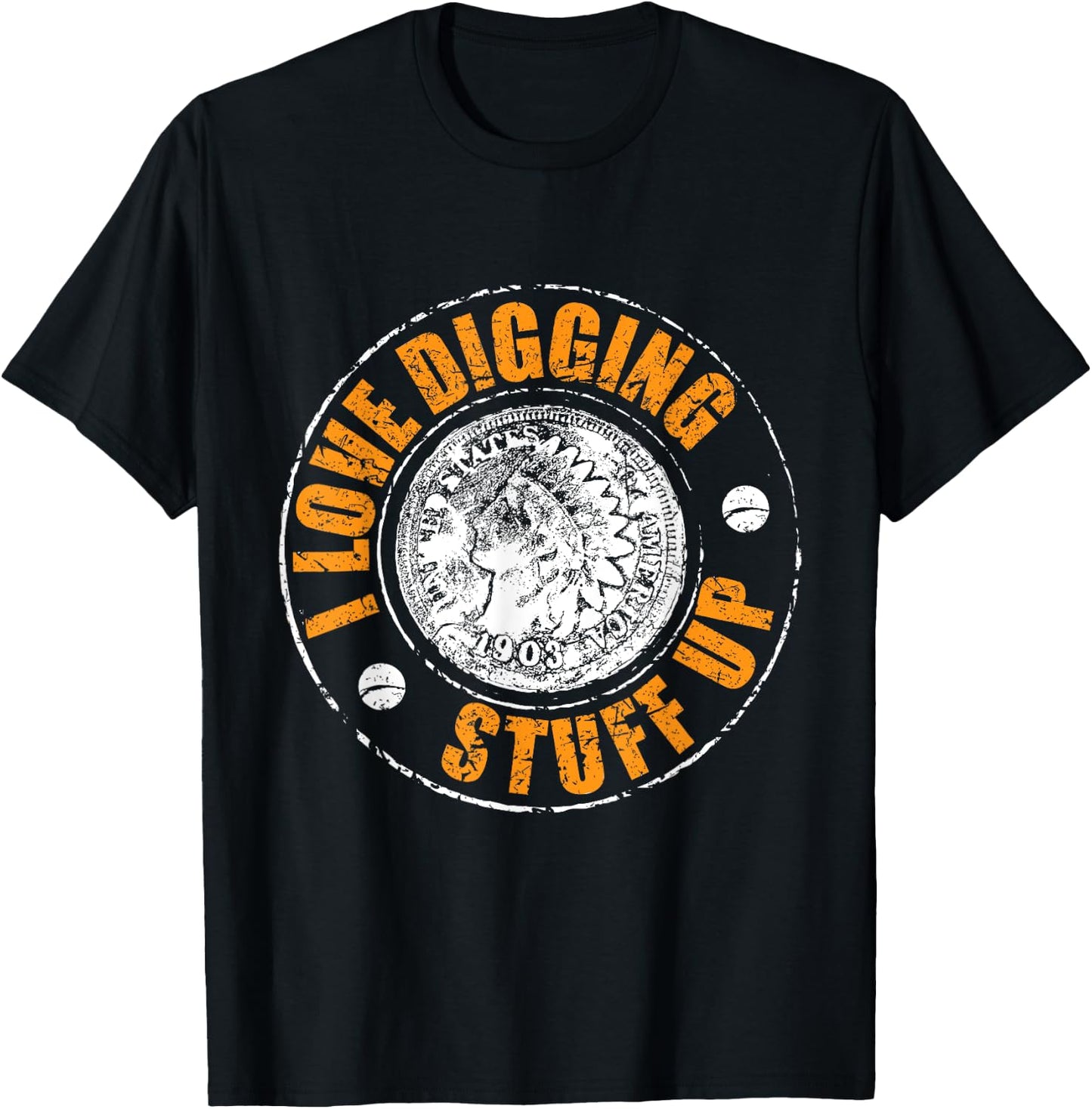 Metal Detecting T-Shirt - T-Shirt | Black