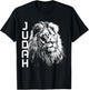 Lion Of Judah Hebrew Israelite Christian Jewish African YHWH T-Shirt - T-Shirt | Black