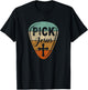 Pick Jesus - Christian Music Pastor Guitar Vintage Pick T-Shirt - T-Shirt | Black