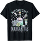 Midnight Margaritas Tequila Bottle Lime Succulent T-Shirt - T-Shirt | Black