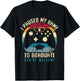 Funny Gamer Graduation I Paused My Game To Graduate T-Shirt - T-Shirt | Black