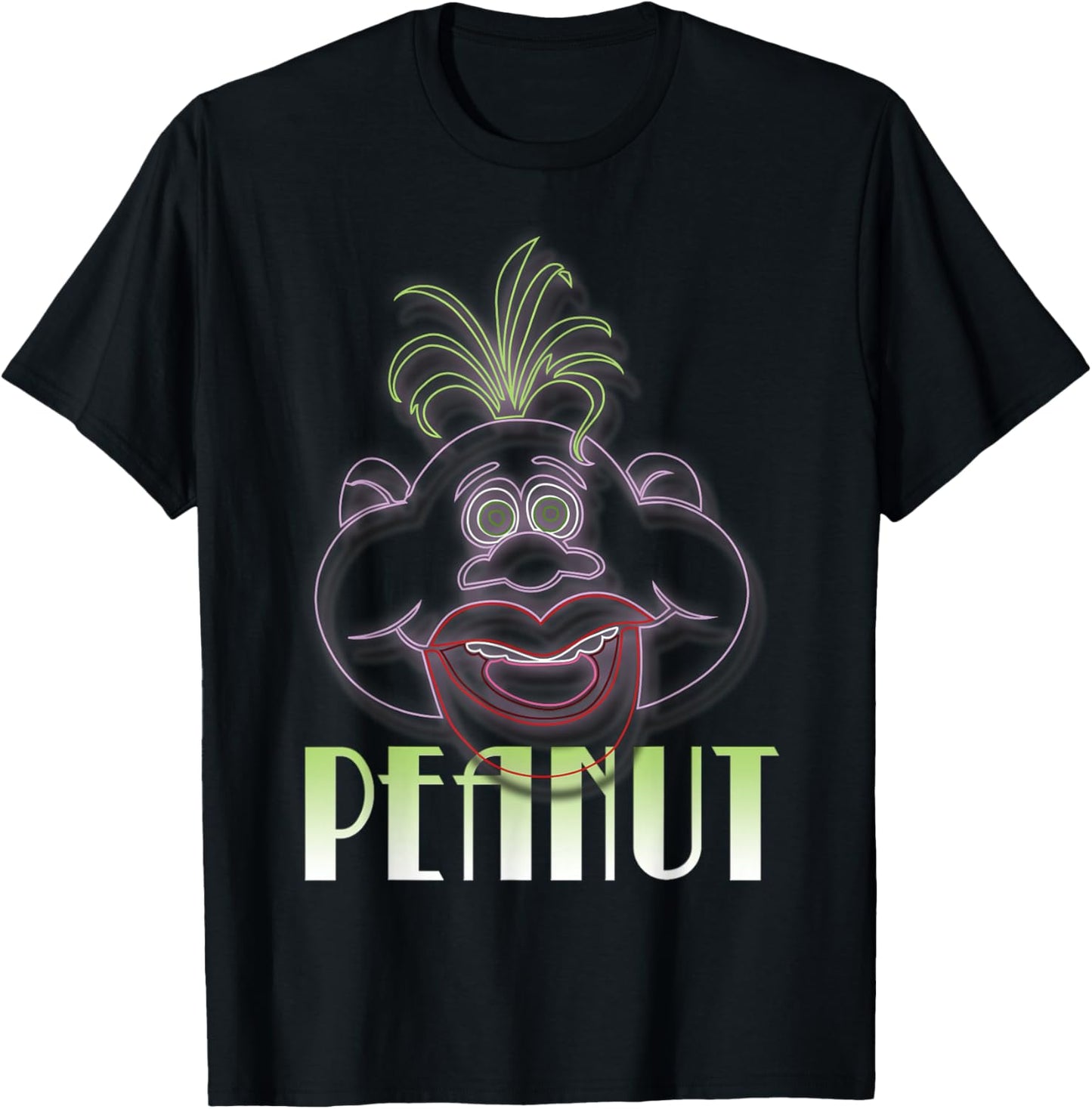 Jeff Dunham Neon Peanut Shirt T-Shirt - T-Shirt | Black