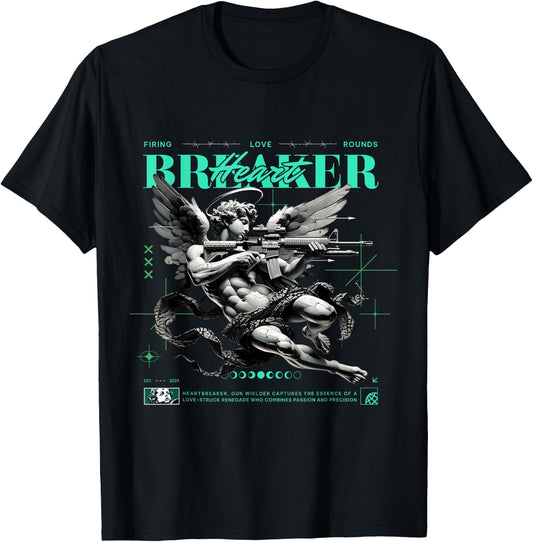 Heart Breaker Black Green Glow 3s Matching Women T-Shirt - T-Shirt | Black