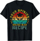 Your Opinion Was Not In My Recipe Funny Retro T-Shirt - T-Shirt | Black