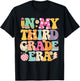 In My Third Grade Era Girl Back To School 3rd Grade Teacher T-Shirt - T-Shirt | Black