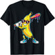 Ice Cream Drip Graphic Funny Color Splash Design T-Shirt - T-Shirt | Black