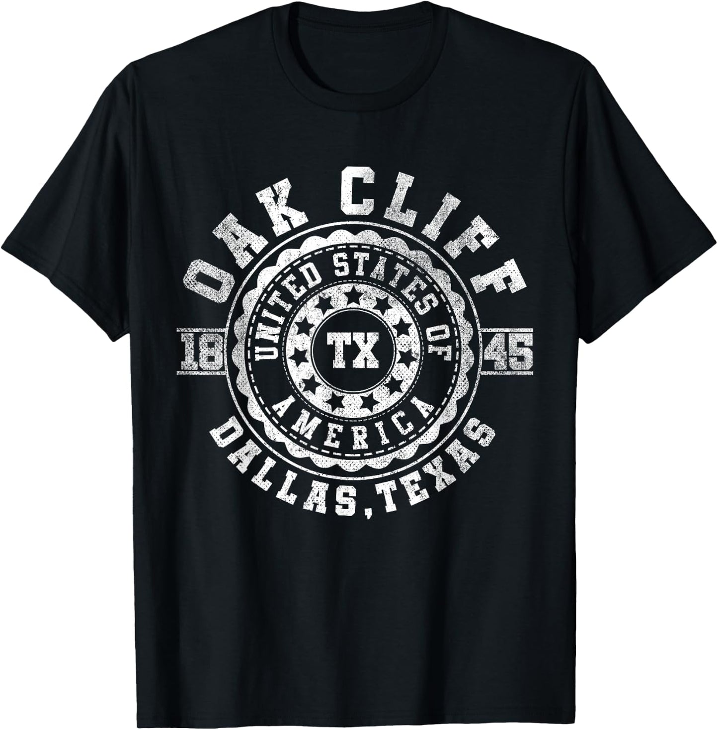 Oak Cliff TX | Texas T-Shirt - T-Shirt | Black