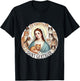 Saint Gertrude patron of cats love cats catholic saint kitty T-Shirt - T-Shirt | Black