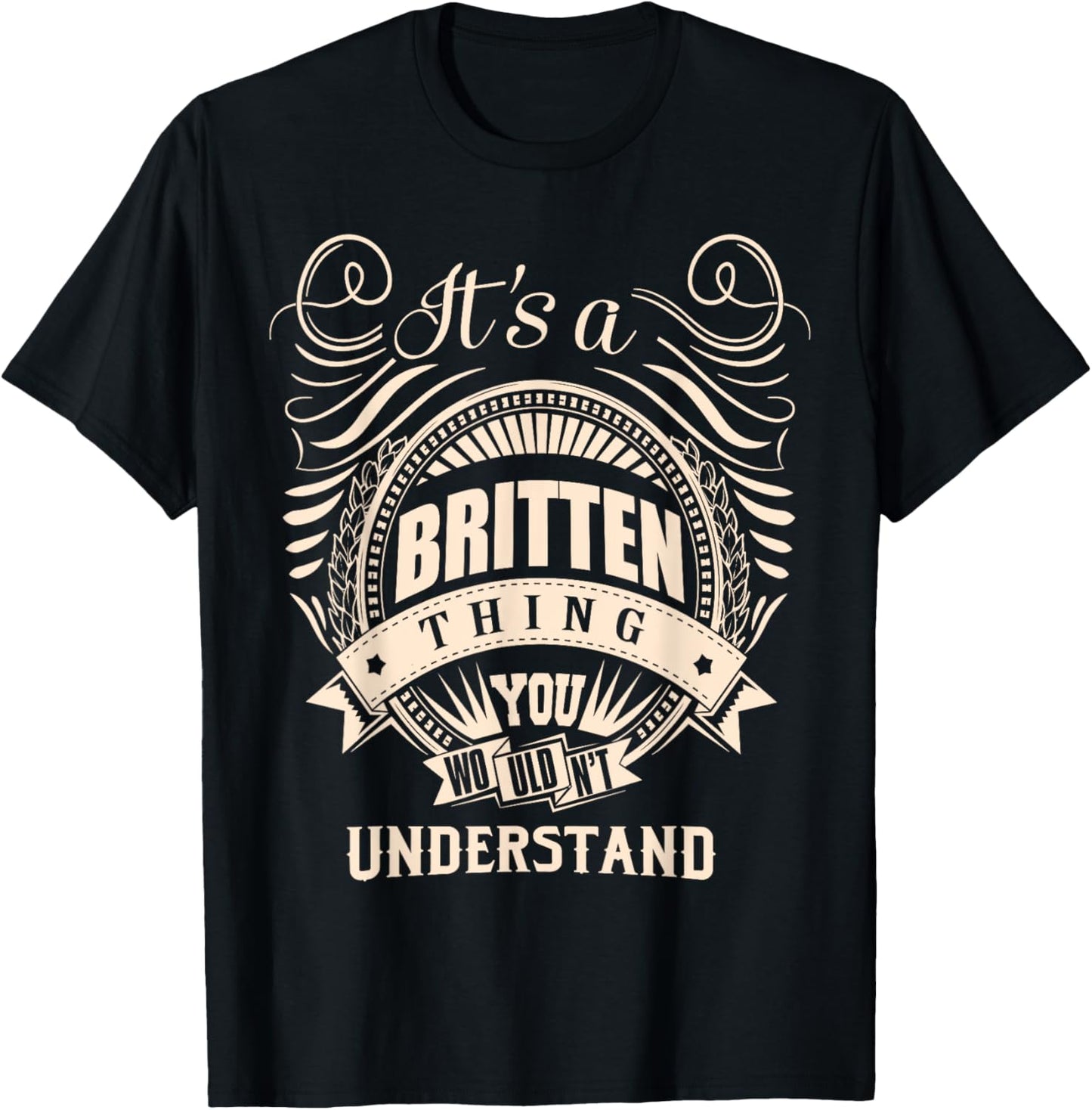 It is a BRITTEN Thing T-Shirt - T-Shirt | Black