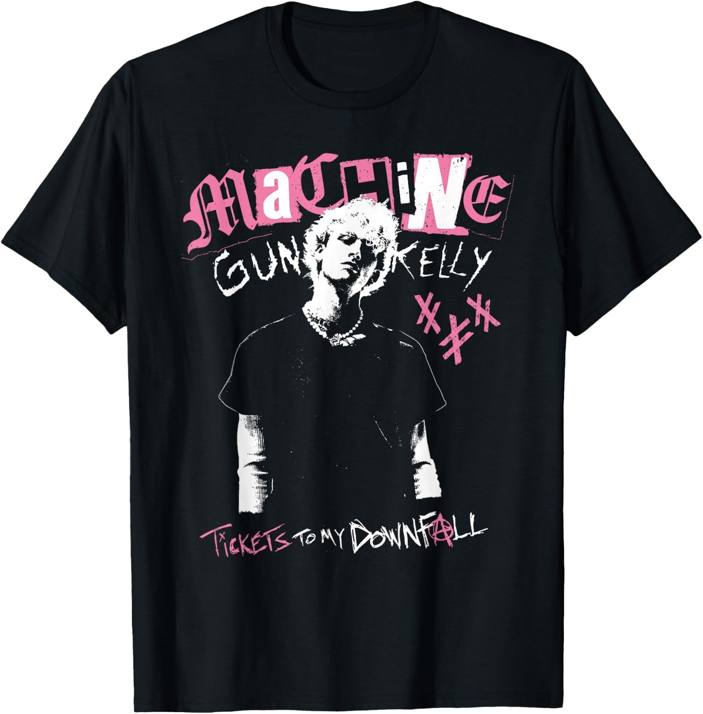 Official Machine Gun Kelly Tickets To My Downfall T-Shirt - T-Shirt | Black