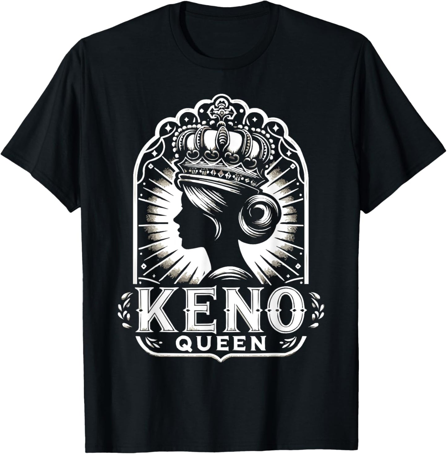 Playing Keno Numbers Casino Keno Player T-Shirt - T-Shirt | Black