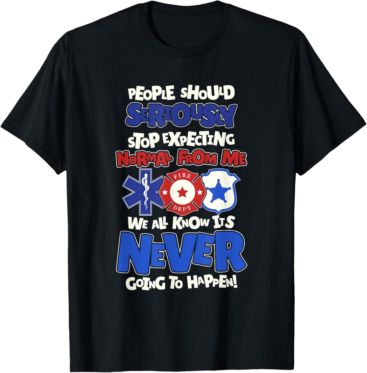 Paramedic Emergency Paramedic Paramedic T-Shirt - T-Shirt | Black