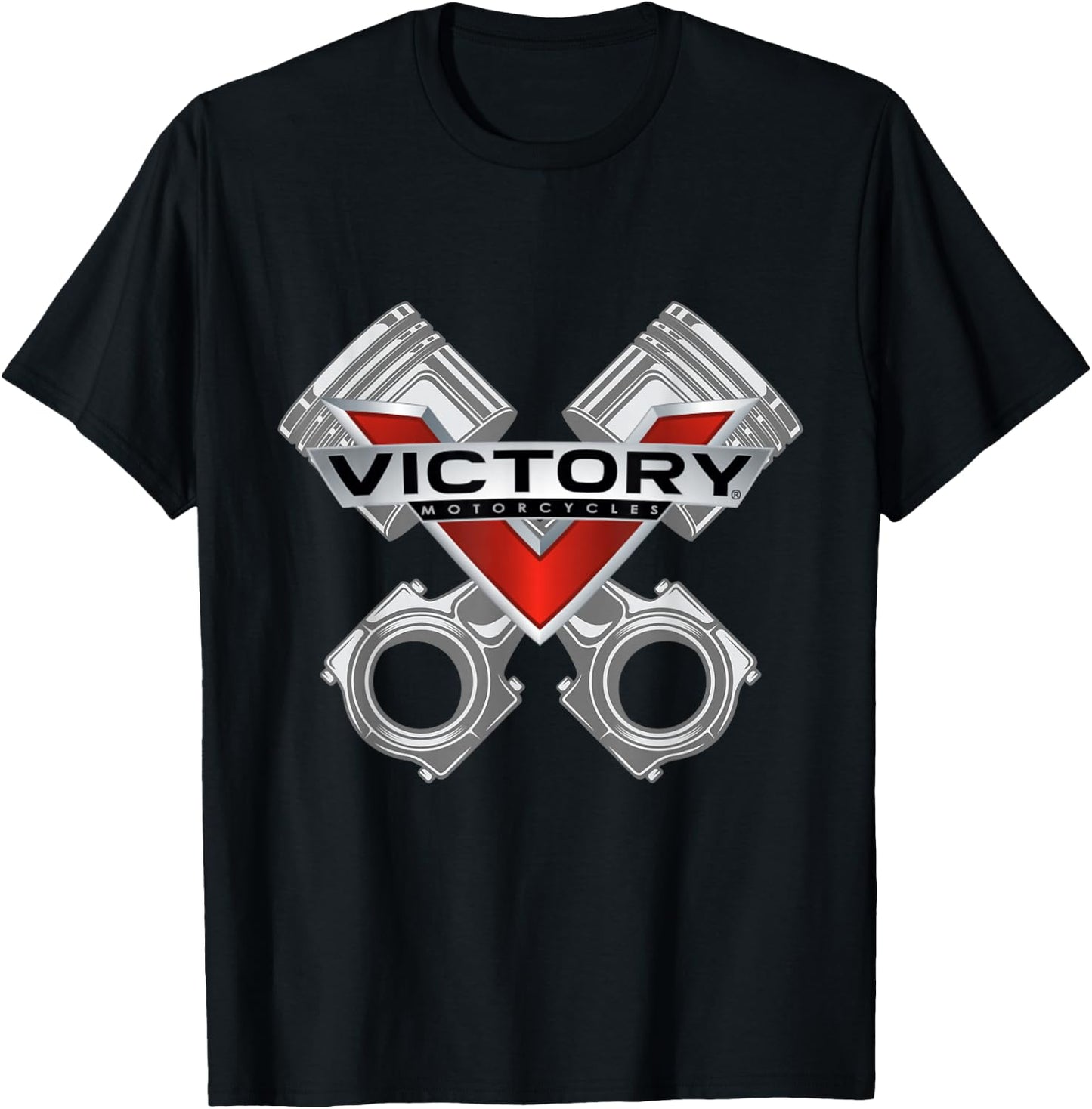 Victory Piston Style T-Shirt - T-Shirt | Black