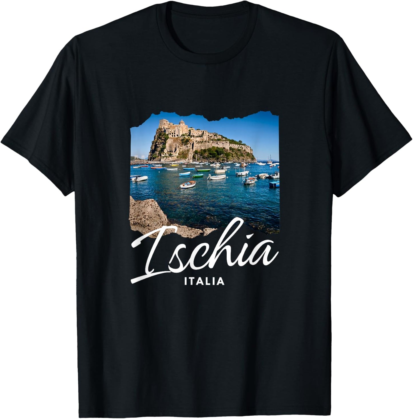 Ischia Italy Souvenir / Ischia T-Shirt - T-Shirt | Black