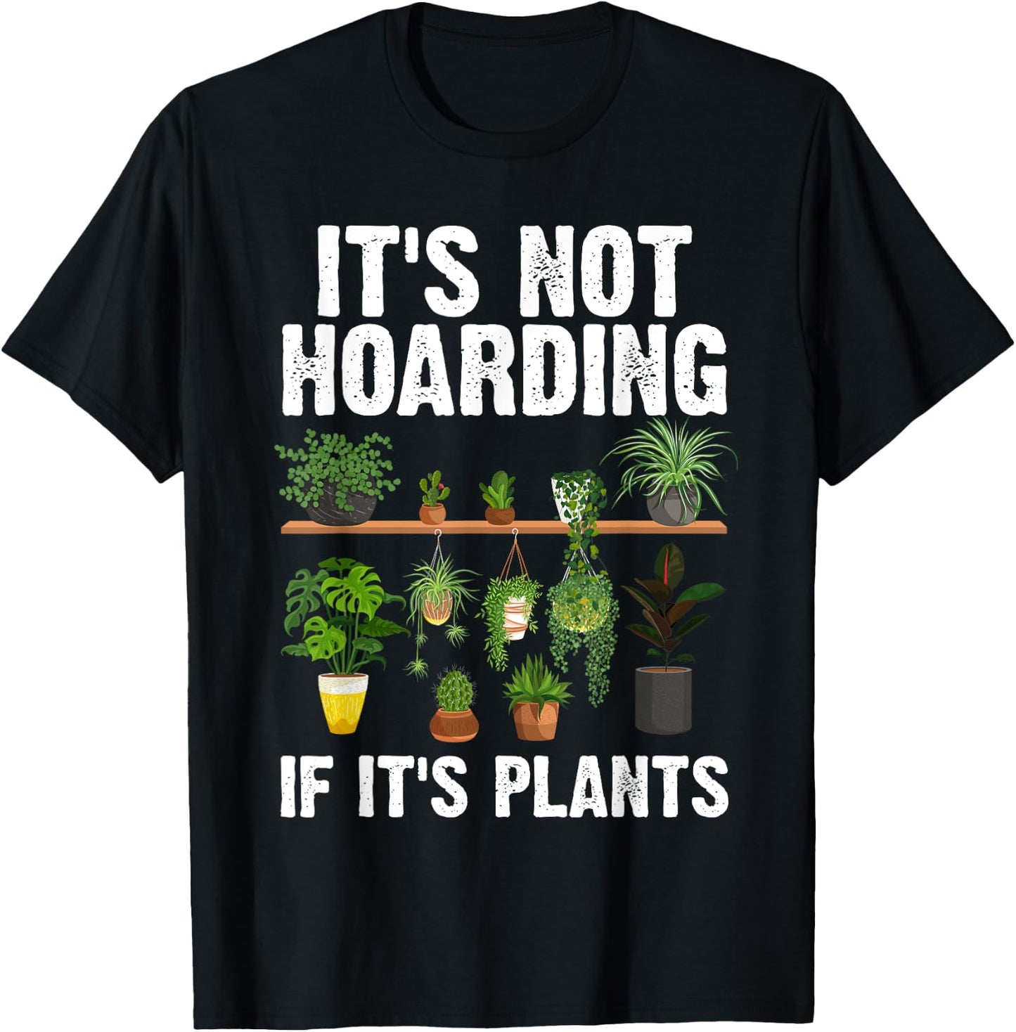Funny Gardening Design Women Gardener Plant Lover T-Shirt - T-Shirt | Black