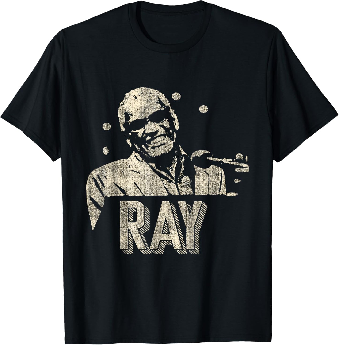 Ray Charles - Ray One Color T-Shirt - T-Shirt | Black