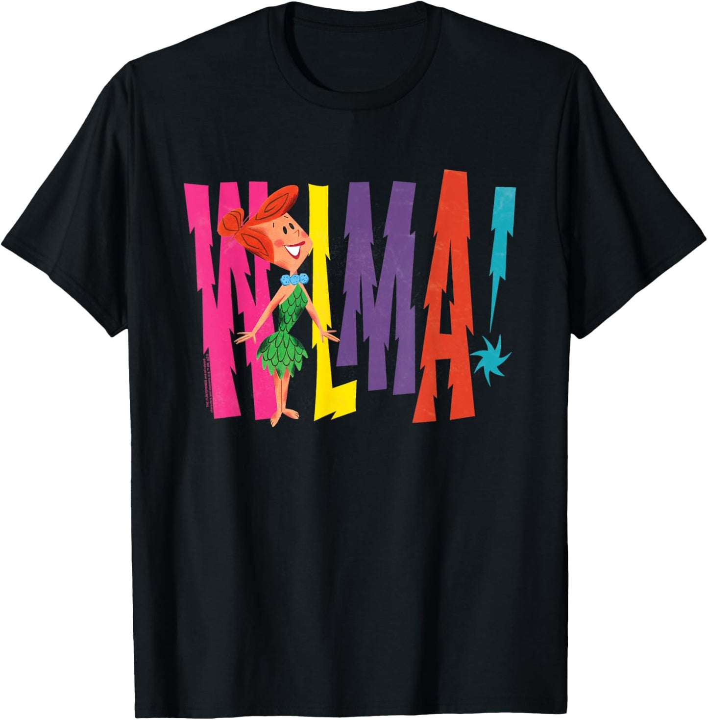 The Flintstones Wilma! T-Shirt - T-Shirt | Black