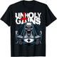 Unholy Gains Satanic Workout Devil Worship Nun Lifting T-Shirt - T-Shirt | Black
