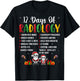 12 Days Of Radiology Xmas Rad Tech Christmas Radiologist T-Shirt - T-Shirt | Black