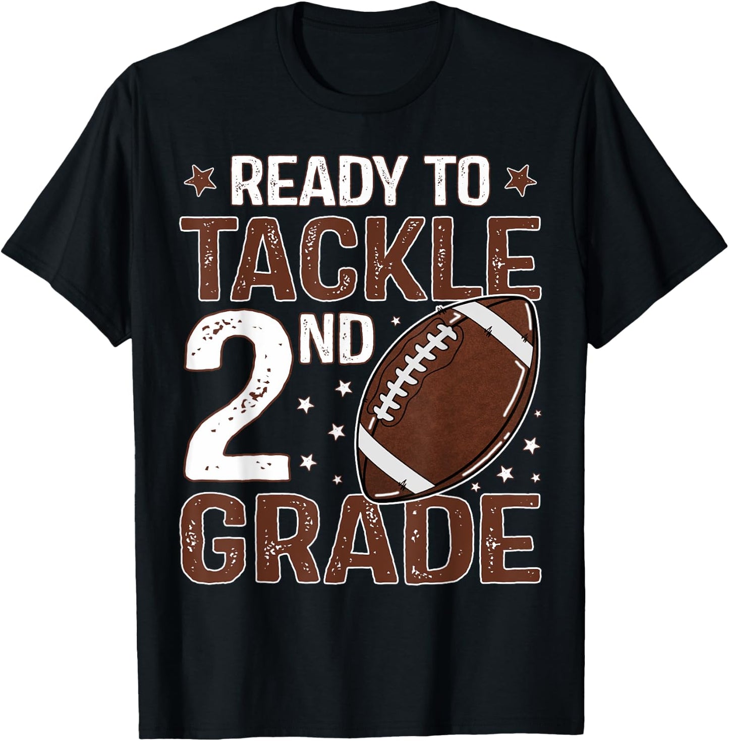 Ready To Tackle Second Grade First Day Of 2nd Grade Boys T-Shirt - T-Shirt | Black