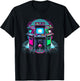 Pixelated Arcade Machine Design T-Shirt - T-Shirt | Black