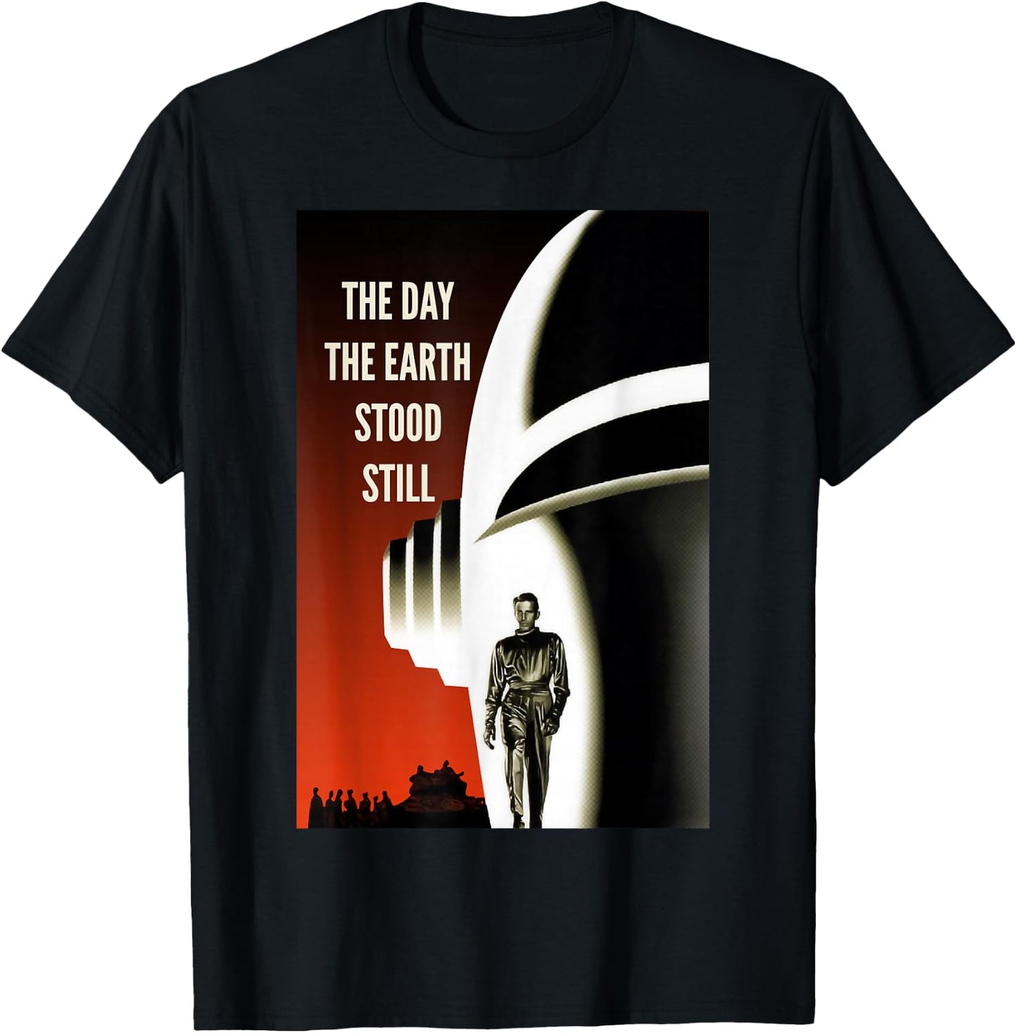 Klaatu Barada Nikto Robot Gort SiFi T-Shirt - T-Shirt | Black