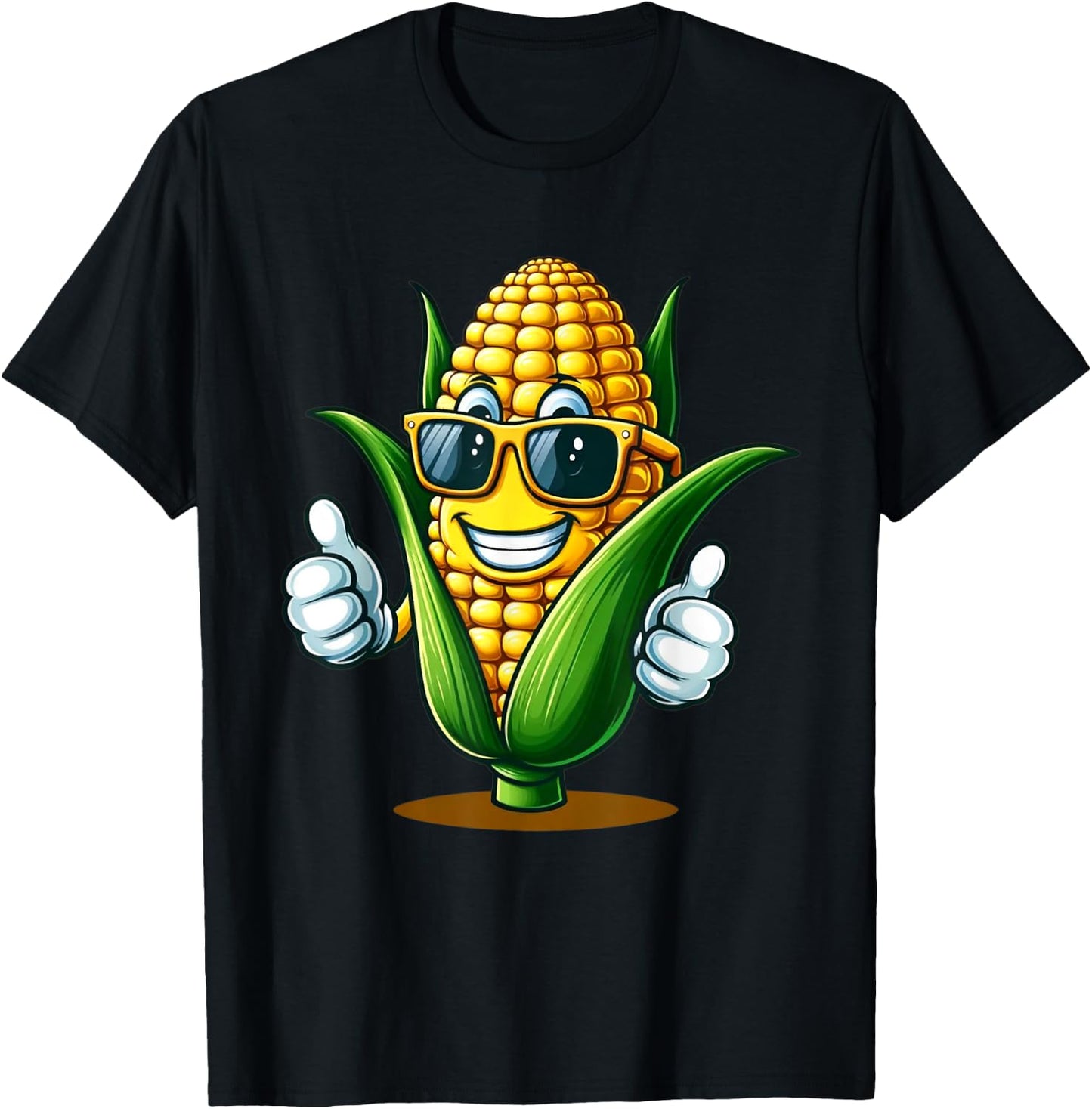 Funny Corn Design Sweet Corn On The Cob Lovers Women T-Shirt - T-Shirt | Black