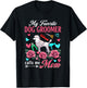 My Favorite Dog Groomer Calls Me Mom Mother's Day Flowers T-Shirt - T-Shirt | Black