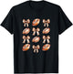 Cheerleader Football Mom Coquette Bow Game Day Women Girls T-Shirt - T-Shirt | Black