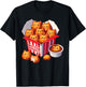 Kitten Nuggets Funny Cats and Chicken Nuggets Lover T-Shirt - T-Shirt | Black