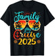 Family Cruise 2025 Summer Vacation Matching Family Cruise T-Shirt - T-Shirt | Black