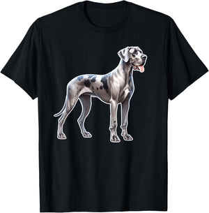 Great Dane Dog T-Shirt - T-Shirt | Black