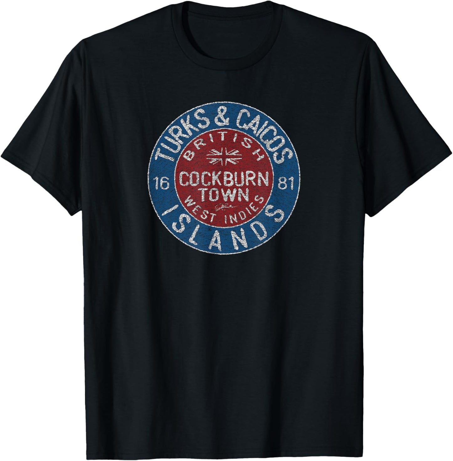 JCombs: Cockburn Town, Turks & Caicos Islands T-Shirt - T-Shirt | Black