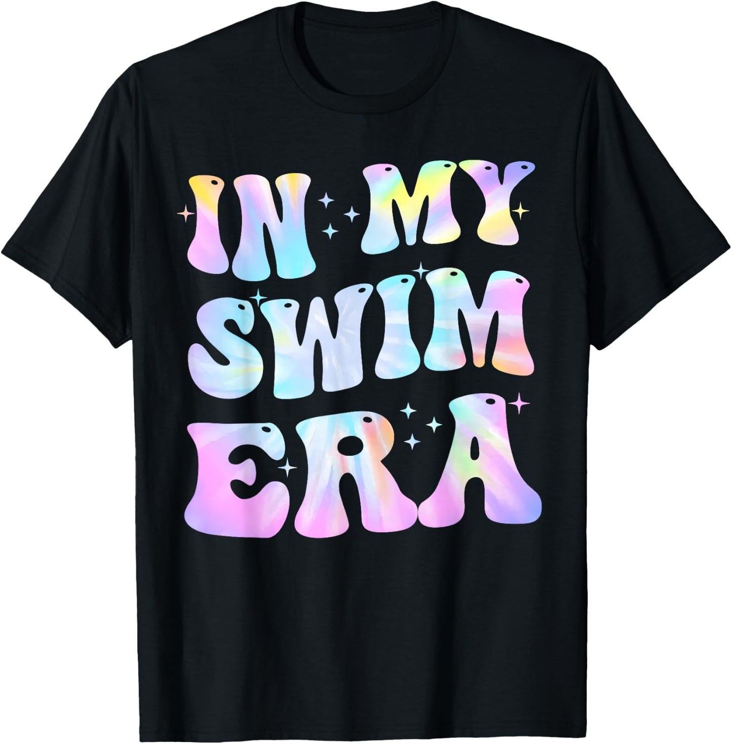 Retro In My Swim Era Swimming Swimmers Women Men Kids T-Shirt - T-Shirt | Black