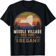 Vintage Middle Village New York Hometown My Story Began T-Shirt - T-Shirt | Black